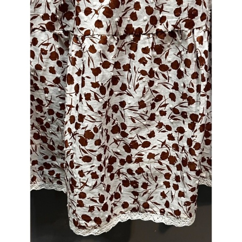 Rixo x Target Floral Dress Womens Plus 4X Print Pattern Ruffle Tiered Midi NEW - Picture 10 of 12